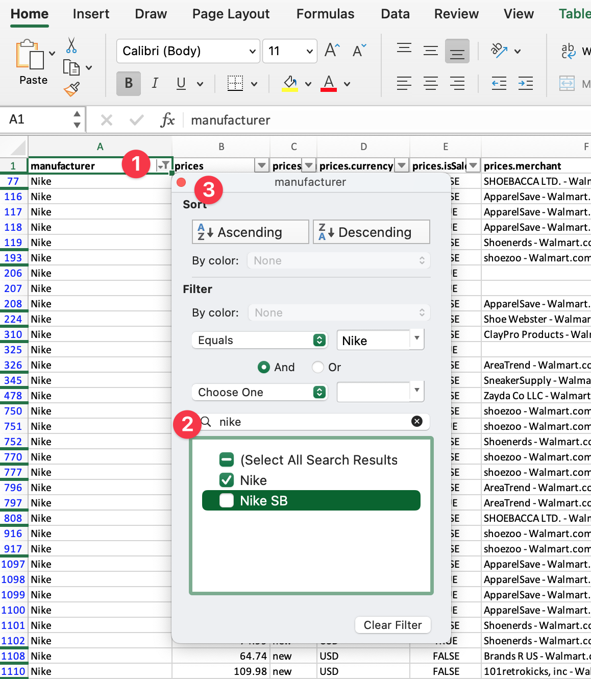 Excel Version
